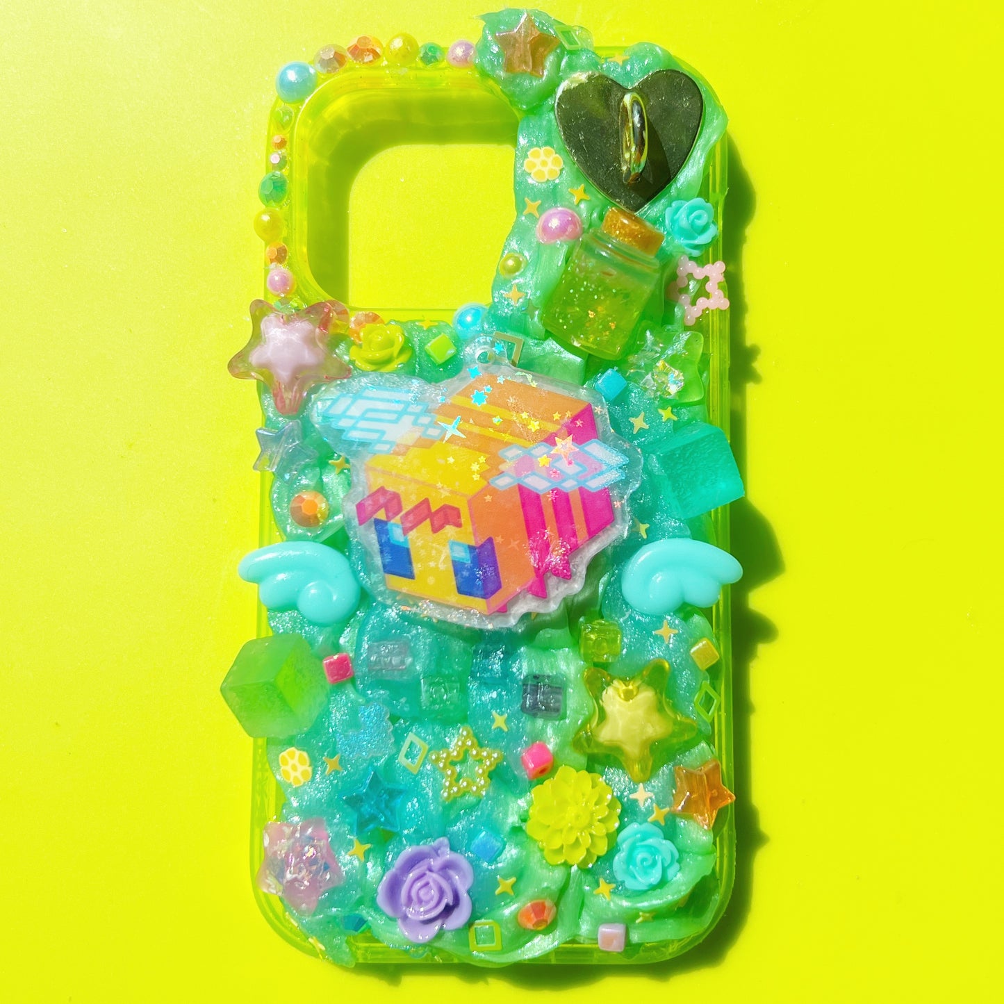 Holographic Bee Phone Grip Video Game Inspired - PREORDER