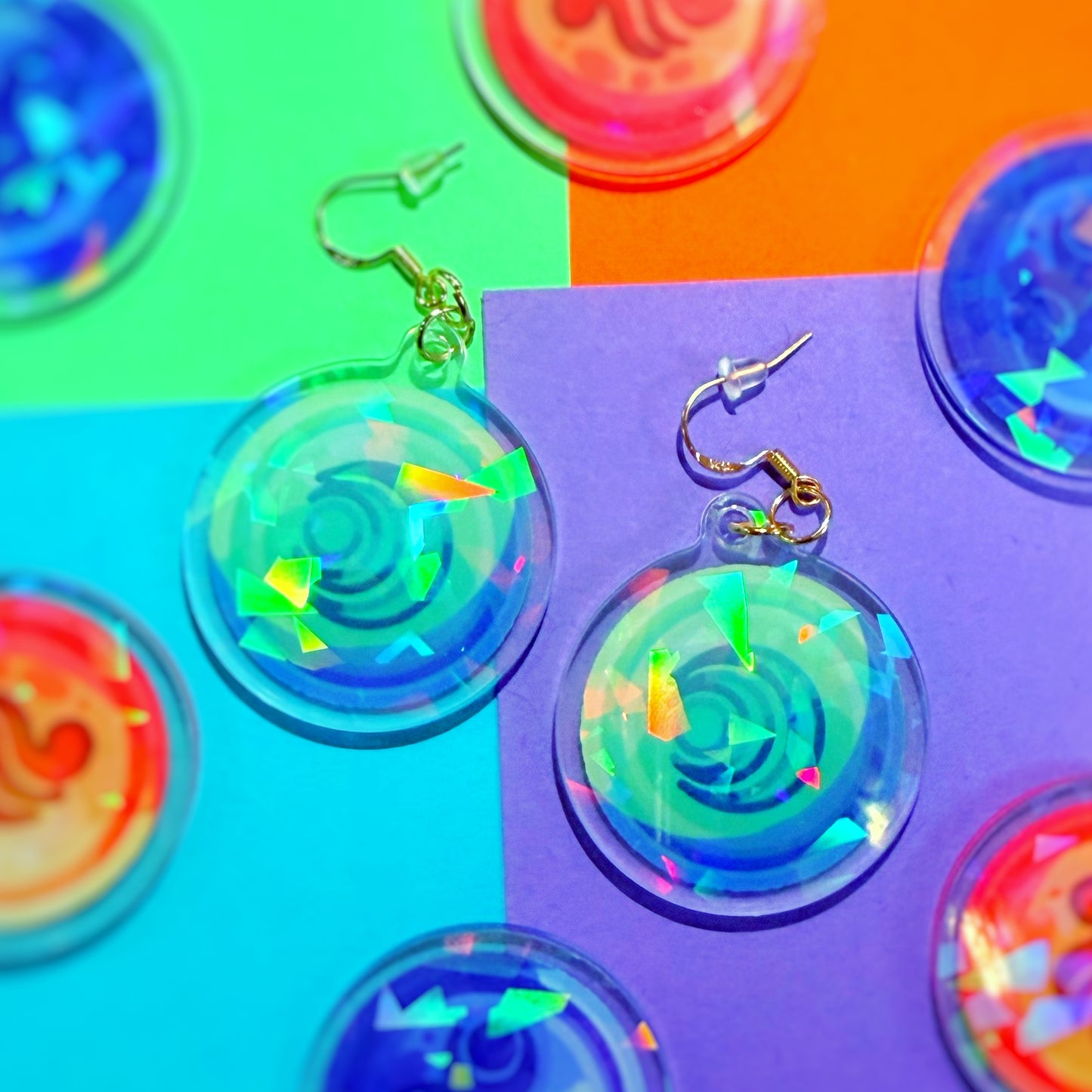 Courage Goddess Pearl Earrings