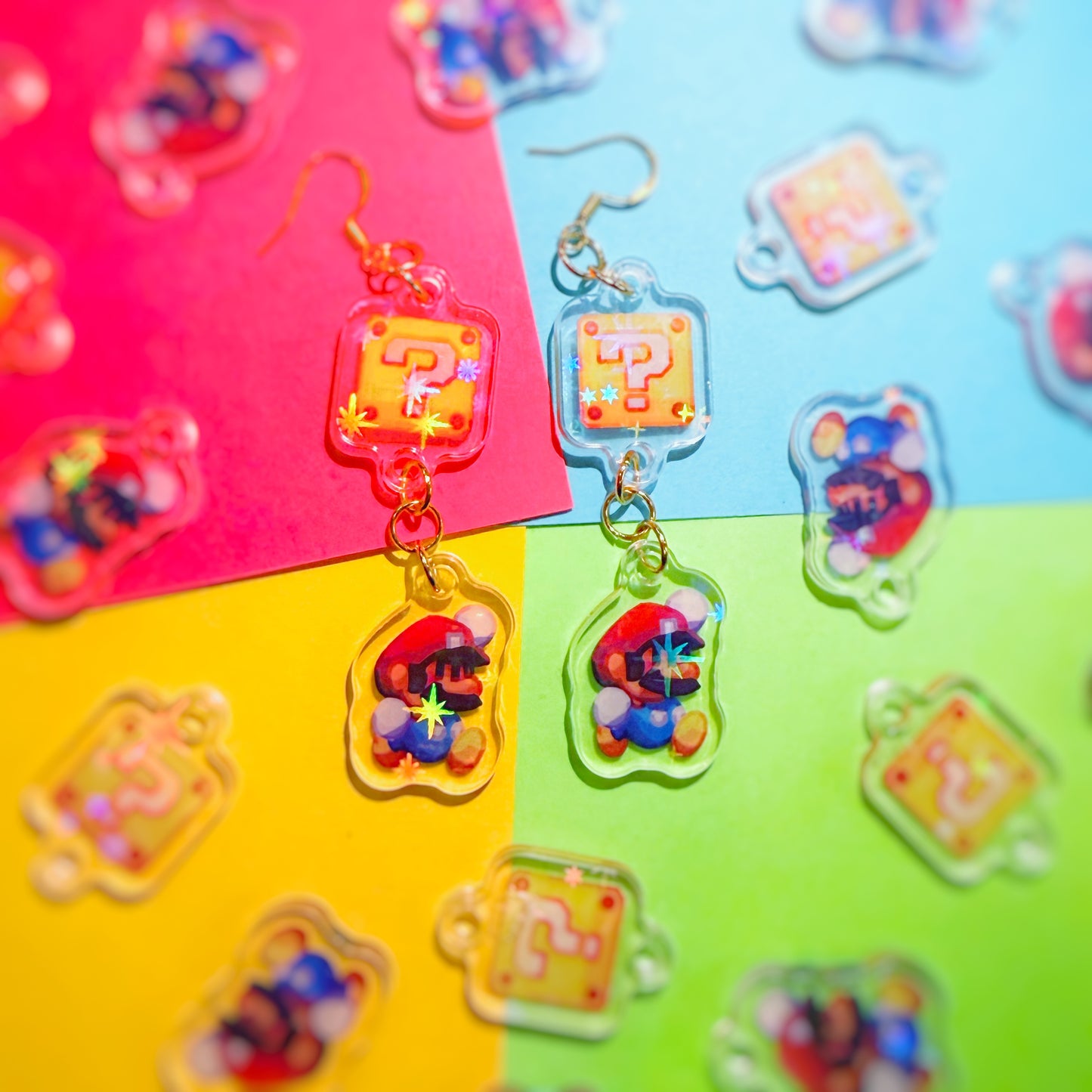 Jump Block Earrings