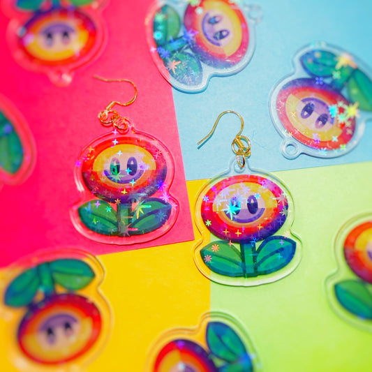 Power Flower Earrings