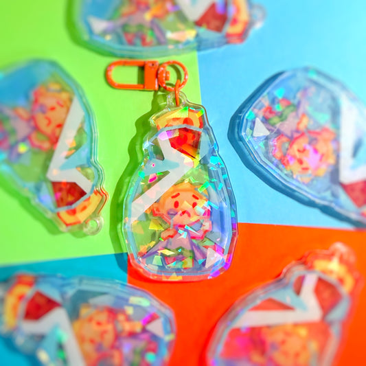 Fairy Bottle Shaker Keychain