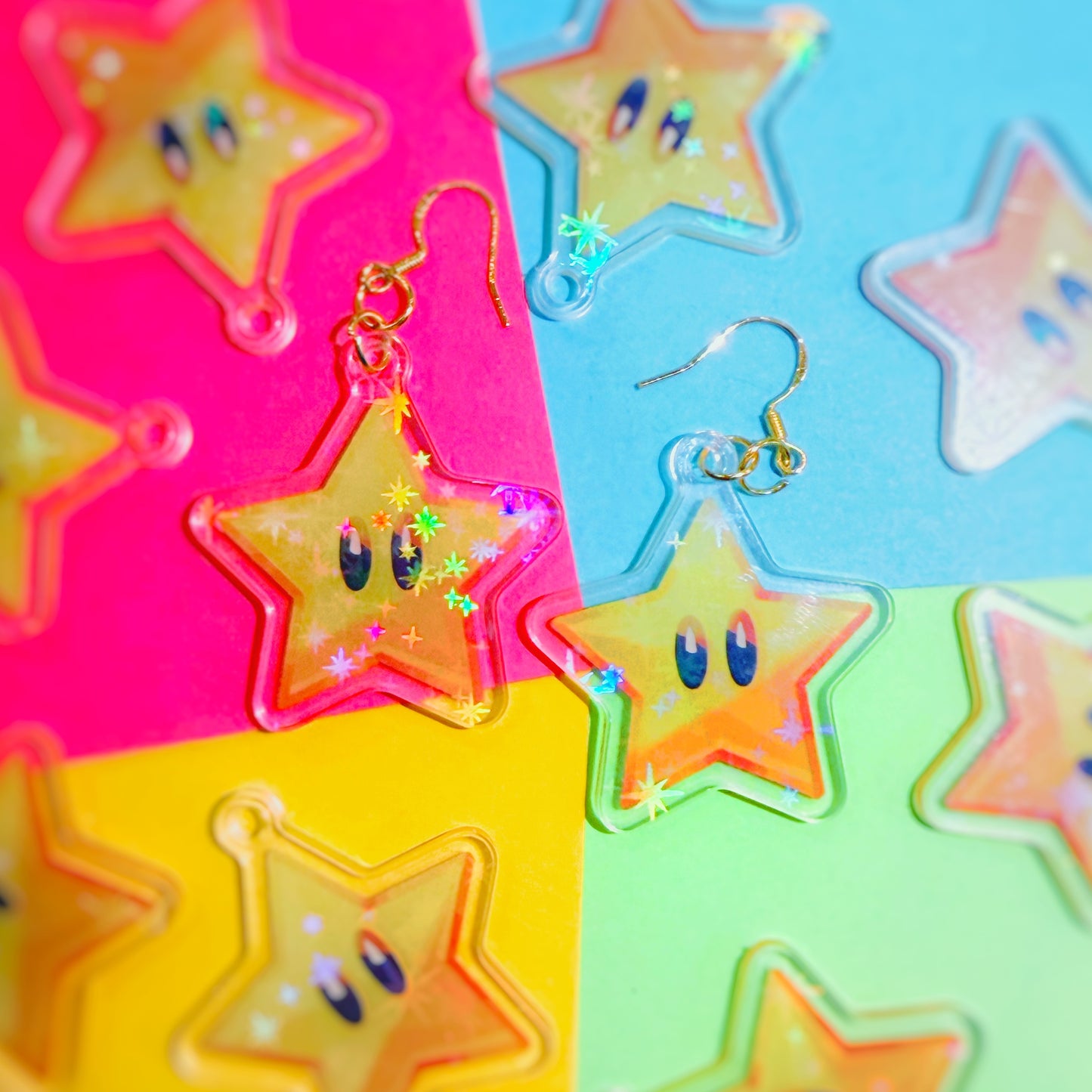 Power Star Earrings