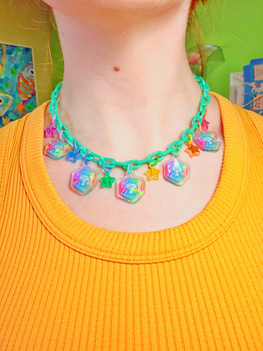 Random Item Block Necklace