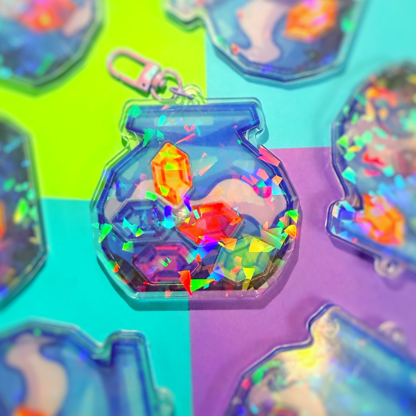 Rupee Pot Shaker Keychain
