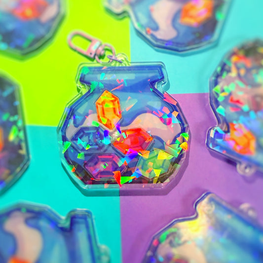 Rupee Pot Shaker Keychain