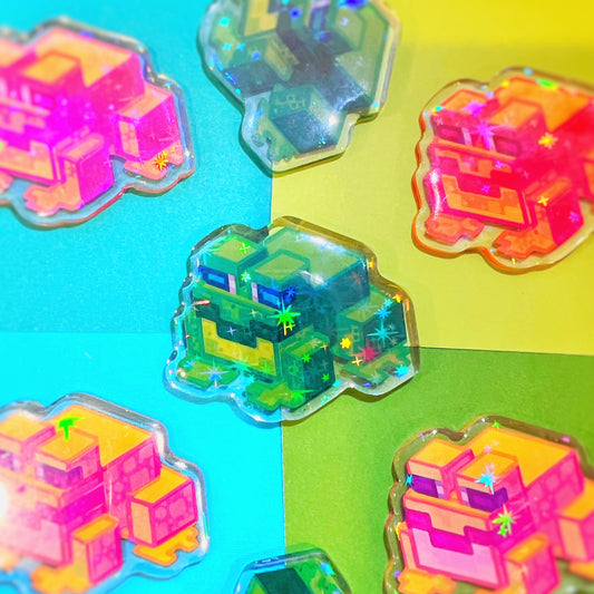 Holographic Frog Pin